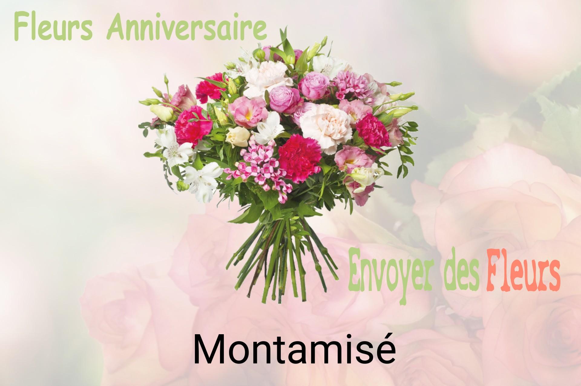 Bouquet de fleurs d’anniversaire livré à Montamisé